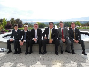 Hunter's district on the Provo temple grounds.