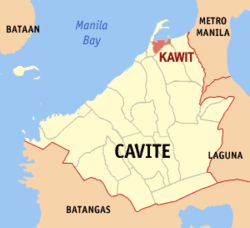 Elder Burbidge's new area of Kawit.