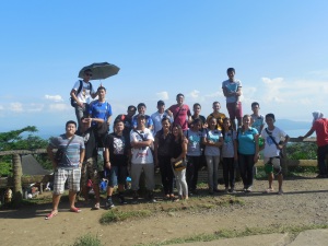 Group of missionaries at Tagatay overlook
